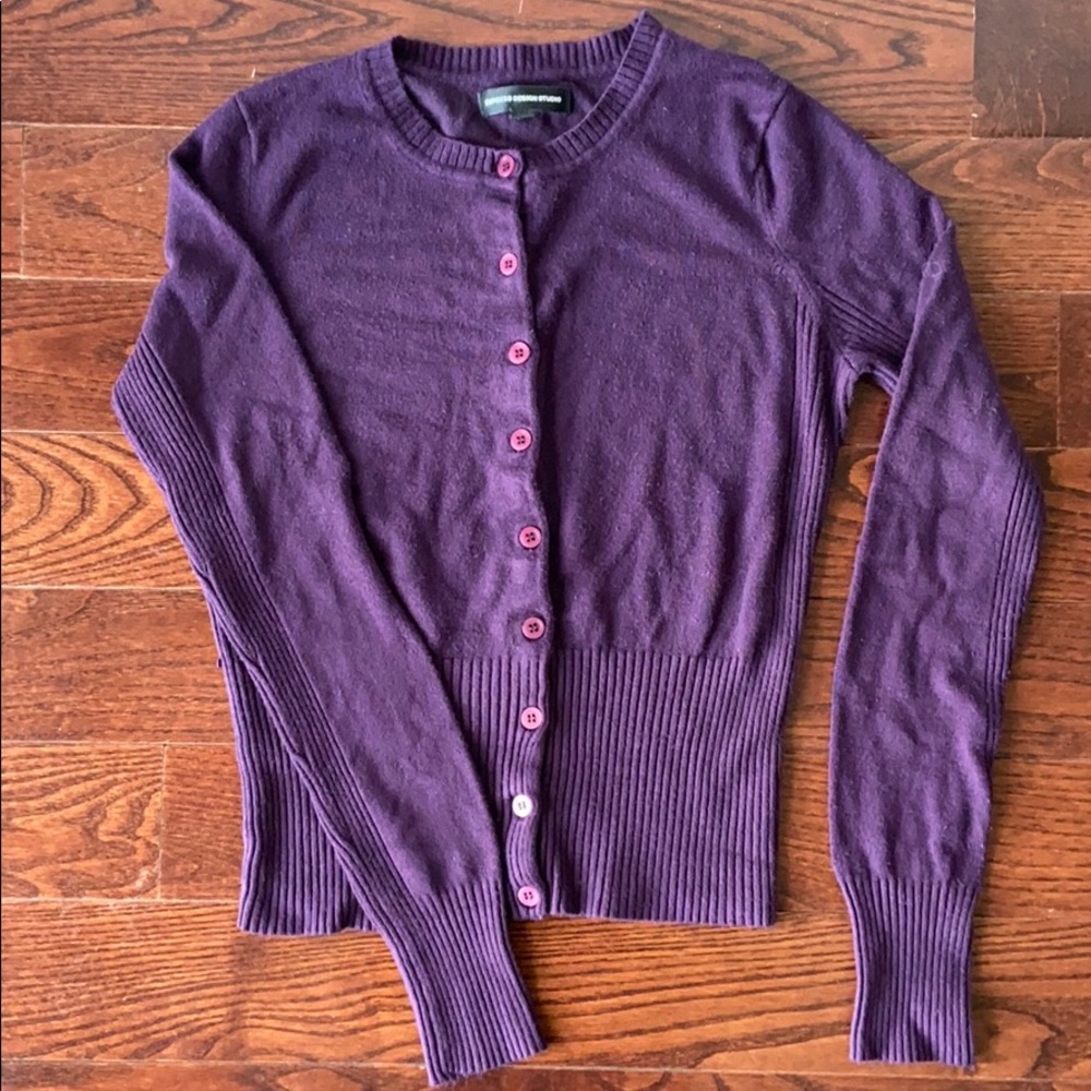 ‼️ 5/$25 EXPRESS Plum Crew neck Sweater